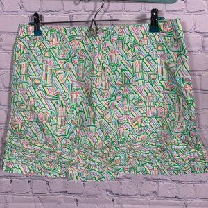 Lilly Pulitzer Lighthouse Sailboat Mini Skort Multi Size 6 Preppy Quiet Luxury